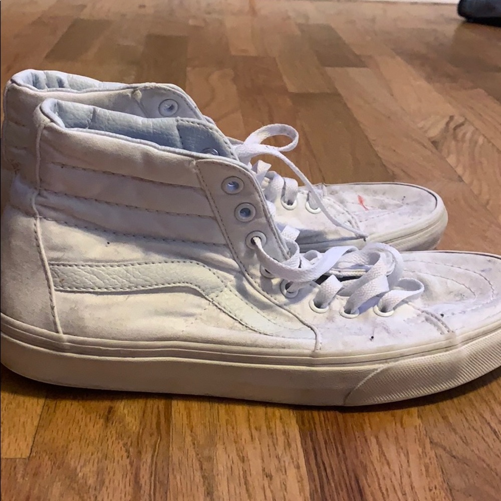 White high top vans